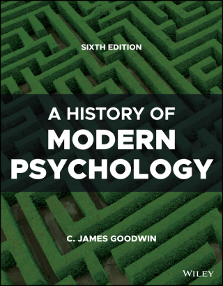 Cover image: A History of Modern Psychology 6th edition 9781119779261