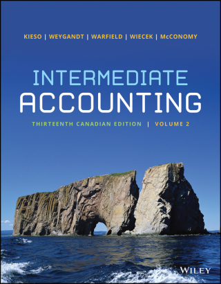 Cover image: Intermediate Accounting, Volume 2, Canadian Edition 13th edition 9781119740445