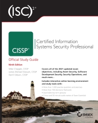 صورة الغلاف: (ISC)2 CISSP Certified Information Systems Security Professional Official Study Guide, 9th Edition 9th edition 9781119786238