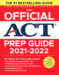 Cover image: The Official ACT Prep Guide 2021-2022 1st edition 9781119787341