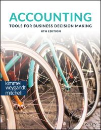 Omslagafbeelding: Accounting: Tools for Business Decision Making, Enhanced eText 8th edition 9781119791058