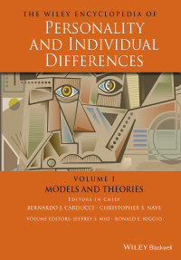 Imagen de portada: The Wiley Encyclopedia of Personality and Individual Differences, Volume 1, Models and Theories 1st edition 9781119057505