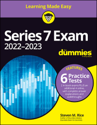 Imagen de portada: Series 7 Exam 2022-2023 For Dummies with Online Practice Tests 5th edition 9781119796831