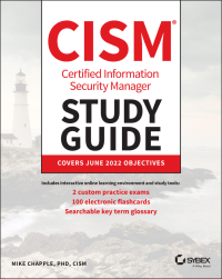 Imagen de portada: CISM Certified Information Security Manager Study Guide 1st edition 9781119801931