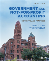 Imagen de portada: Government and Not-for-Profit Accounting: Concepts and Practices, Enhanced eText 9th edition 9781119803898