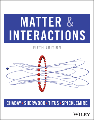 Cover image: Matter and Interactions 5th edition 9781119805151