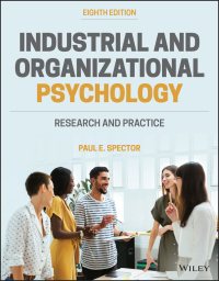 Cover image: Industrial and Organizational Psychology: Research and Practice 8th edition 9781119805311