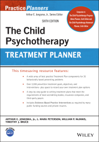 Cover image: The Child Psychotherapy Treatment Planner 6th edition 9781119810582