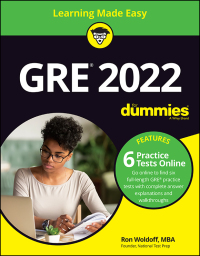 Cover image: GRE 2022 For Dummies with Online Practice 10th edition 9781119811497