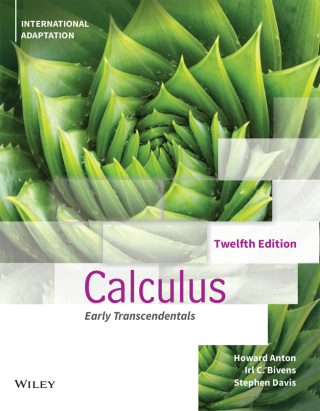 Cover image: Calculus Early Transcendentals, International Adaptation 12th edition 9781119820482