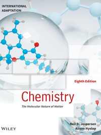 Cover image: Chemistry: The Molecular Nature of Matter, International Adaptation 8th edition 9781119820642