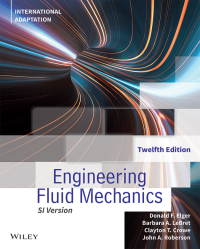 Cover image: Engineering Fluid Mechanics, International Adaptation 12th edition 9781119820734