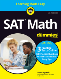 Imagen de portada: SAT Math For Dummies with Online Practice 2nd edition 9781119828365