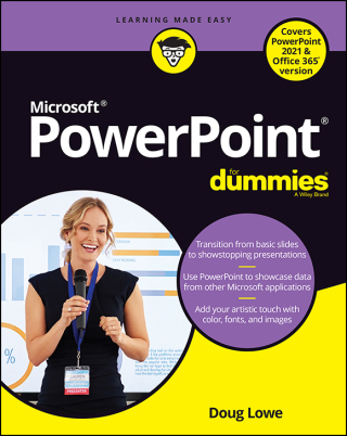 Imagen de portada: PowerPoint For Dummies, Office 2021 Edition 1st edition 9781119829140