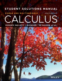 Cover image: Calculus: Single and Multivariable, Student Solutions Manual 8th edition 9781119830139
