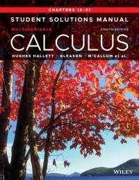 Cover image: Calculus: Multivariable, Student Solutions Manual 8th edition 9781119830238