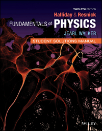 Imagen de portada: Fundamentals of Physics, Student Solutions Manual 12th edition 9781119829812