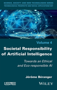 Imagen de portada: Societal Responsibility of Artificial Intelligence 1st edition 9781786306944