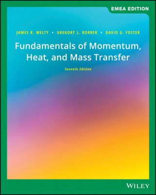 Cover image: Fundamentals of Momentum, Heat, and Mass Transfer, Enhanced eText, EMEA Edition 7th edition 9781119587019
