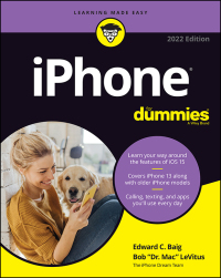 Imagen de portada: iPhone For Dummies 13th edition 9781119837152