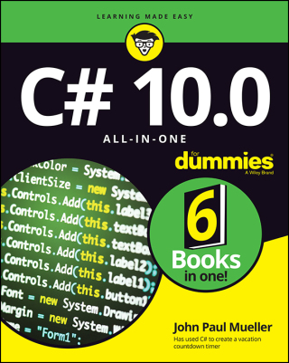 Cover image: C# 10.0 All-in-One For Dummies 1st edition 9781119839071