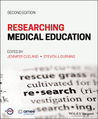Cover image: Researching Medical Education 2nd edition 9781119839415