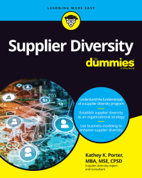 صورة الغلاف: Supplier Diversity For Dummies 1st edition 9781119843016