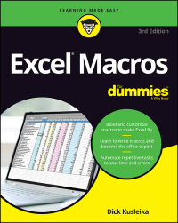 Cover image: Excel Macros For Dummies, 3rd Edition 3rd edition 9781119844433