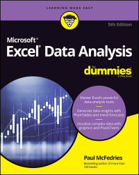 Imagen de portada: Excel Data Analysis For Dummies, 5th Edition 5th edition 9781119844426