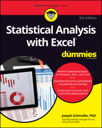 Imagen de portada: Statistical Analysis with Excel For Dummies, 5th Edition 5th edition 9781119844549