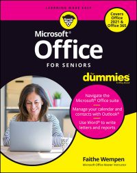 صورة الغلاف: Office For Seniors For Dummies 1st edition 9781119844570