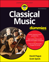 Imagen de portada: Classical Music For Dummies, 3rd Edition 3rd edition 9781119847748