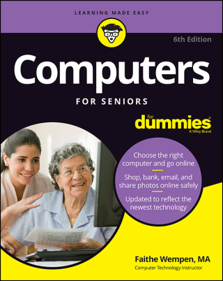 Cover image: Computers For Seniors For Dummies 6th edition 9781119849605