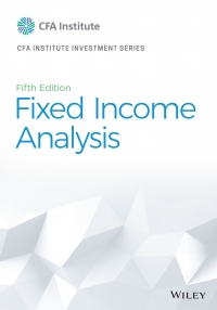 Cover image: Fixed Income Analysis 5th edition 9781119850540