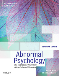 Cover image: Abnormal Psychology, International Adaptation 15th edition 9781119859918