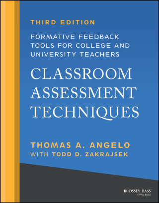 Cover image: Classroom Assessment Techniques 3rd edition 9781119860167