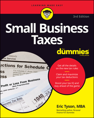 Cover image: Small Business Taxes For Dummies 3rd edition 9781119861140