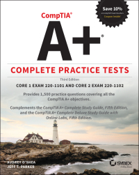 Cover image: CompTIA A  Complete Practice Tests 3rd edition 9781119862642