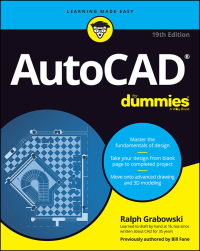 Imagen de portada: AutoCAD For Dummies, 19th Edition 19th edition 9781119868767
