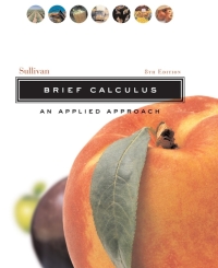 Cover image: Brief Calculus: An Applied Approach 8th edition 9780471707615