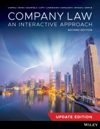 Cover image: Company Law: An Interactive Approach, 2nd Update Edition 2nd edition 9781119871200