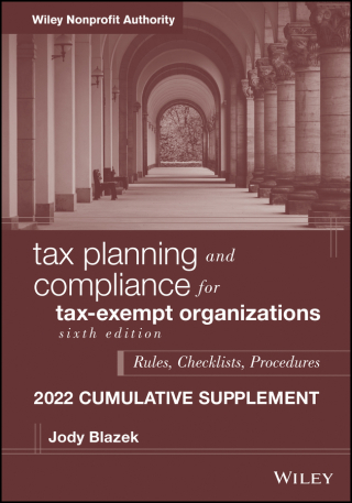 Imagen de portada: Tax Planning and Compliance for Tax-Exempt Organizations 6th edition 9781119873631