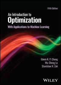 Cover image: An Introduction to Optimization 5th edition 9781119877639