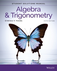 صورة الغلاف: Algebra and Trigonometry, Student Solutions Manual 5th edition 9781119825616