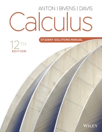 Cover image: Calculus, Student Solutions Manual 12th edition 9781119880189