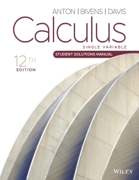 Imagen de portada: Calculus: Single Variable, Student Solutions Manual 12th edition 9781119880264