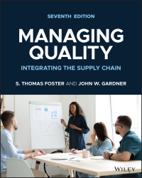 Cover image: Managing Quality: Integrating the Supply Chain, Enhanced eText 7th edition 9781119883869