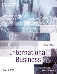 Cover image: International Business, International Adaptation 3rd edition 9781119889724