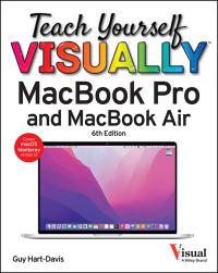 Imagen de portada: Teach Yourself VISUALLY MacBook Pro & MacBook Air, 6th Edition 6th edition 9781119892991
