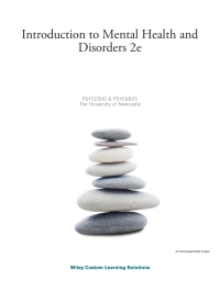 Cover image: (AUCS) Introduction to Mental Health and Disorders 2E for University of Newcastle 1st edition 9781119893325